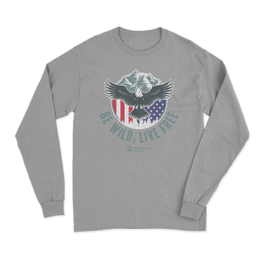 Be Wild Be Free Men Long Sleeve Shirt